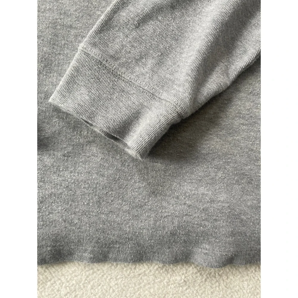 Polo Ralph Lauren Mens Extra Large Quarter Zip Pullover Grey Estate Rib Sweater